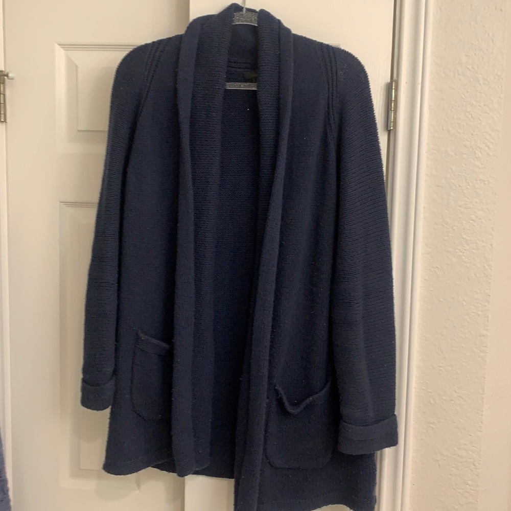 Oversized JCrew cardigan